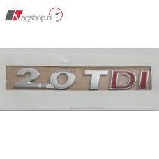 VW Tiguan AD en Touran 5T2.0 TDI embleem rode D & I 